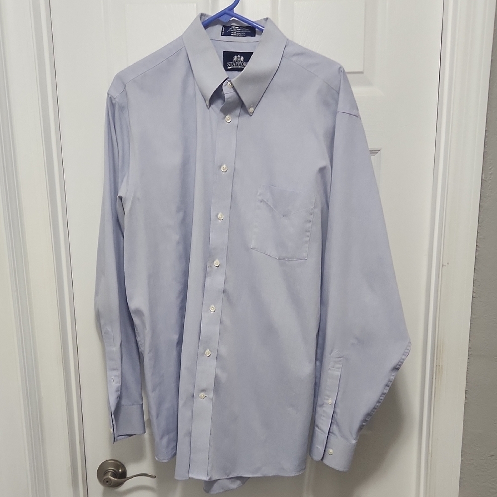 Stafford Classic Light Blue Dress Shirt